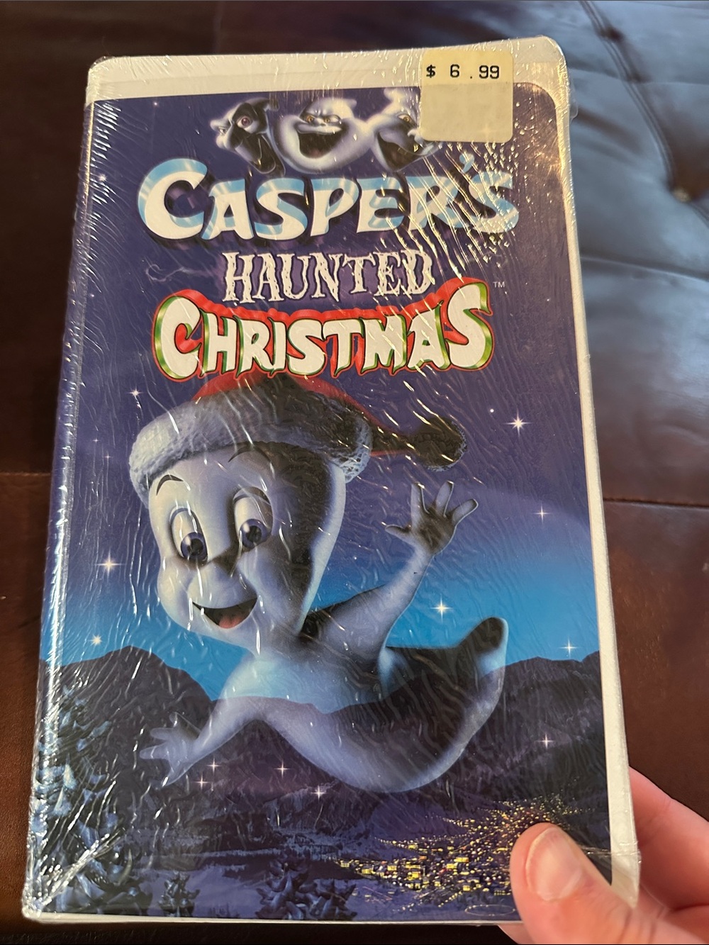 Casper's Haunted Christmas New SEALED VHS Blue Holiday Cover